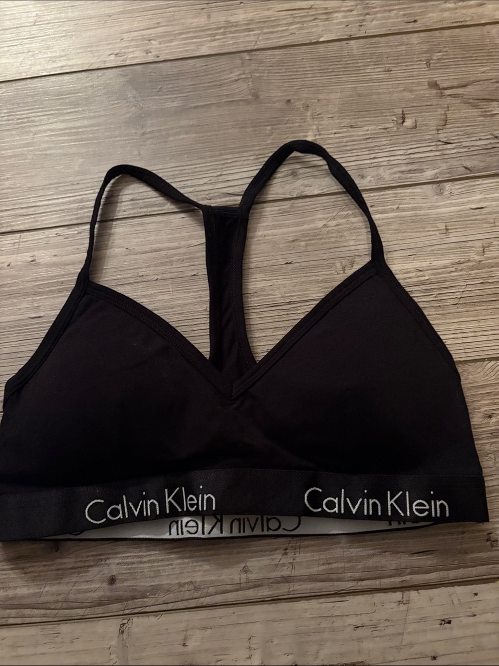 NWOT Calvin Klein Black Wireless Bralette